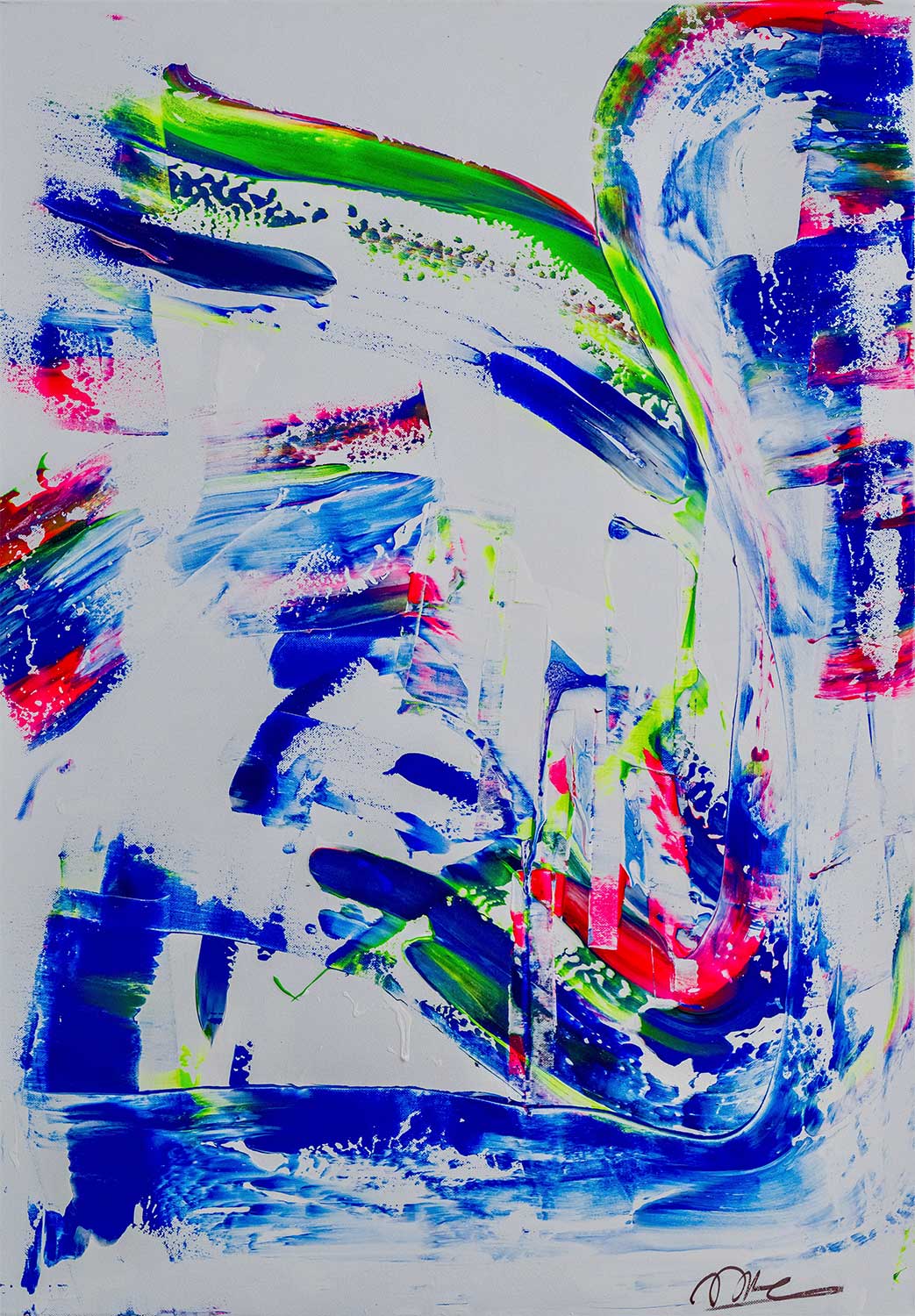 Peinture de Patricia Niveaux Danse avec la Lumière