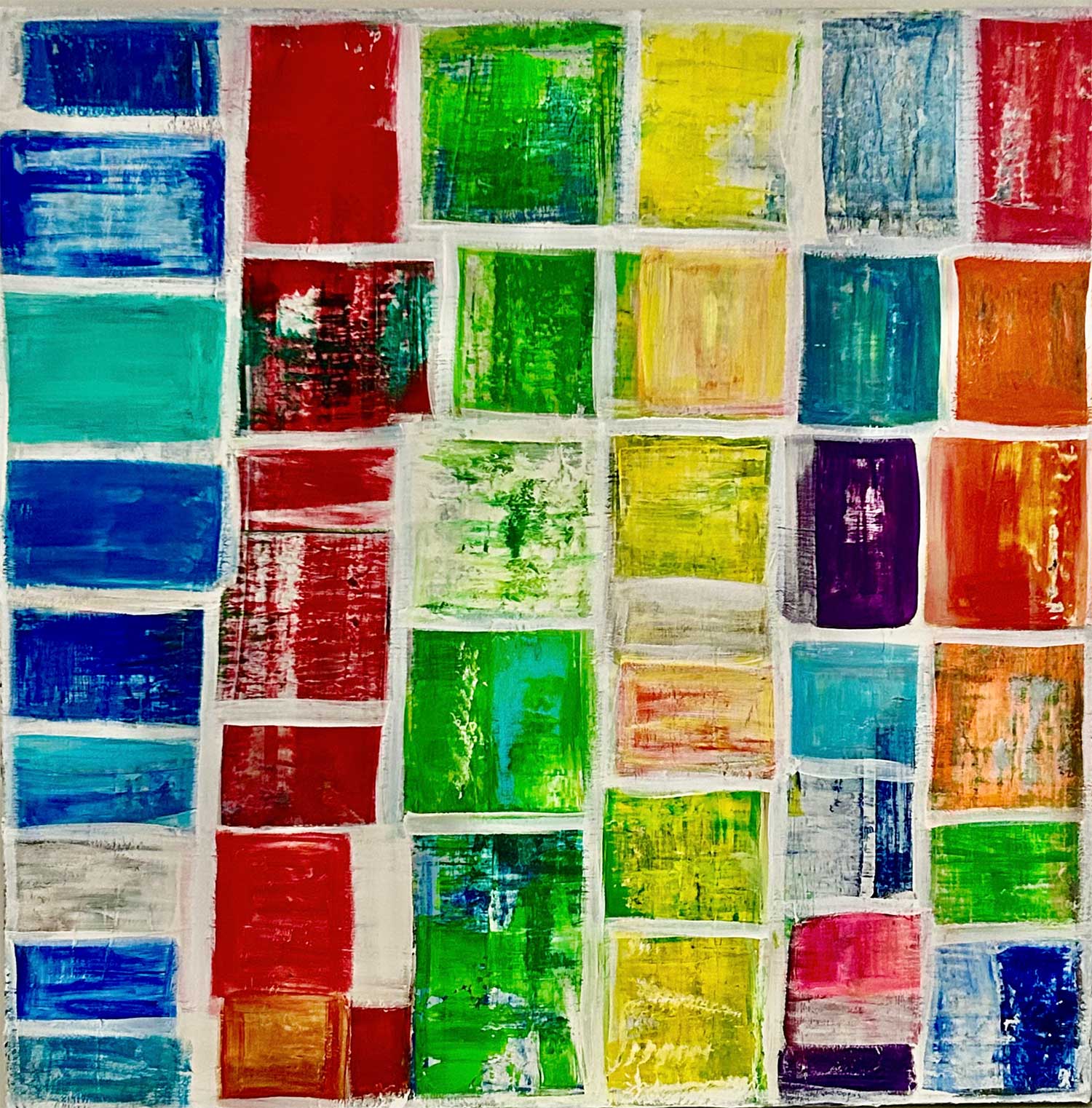 Peinture de Patricia Niveaux - Fenêtre des saisons