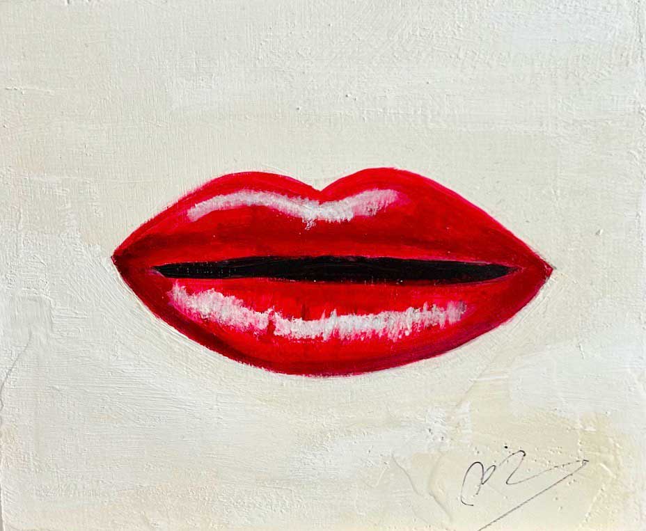 Peinture de Patricia Niveaux Rouge éternel